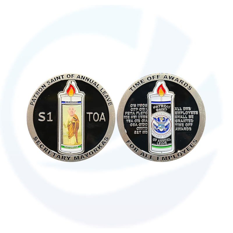 Custom Secretary Mayorkas Patron Saint CBP HSI CIS FEMA ICE Border Patrol Challenge Coin