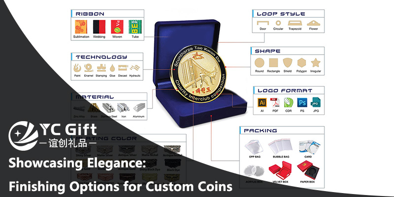 Showcasing Elegance: Finishing Options for Custom Coins