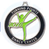 Personalized Design Custom Dance Medal Competition Zinc Alloy Metal Medal Ballet Figure Skating Gymnastics Medal with Ribbon