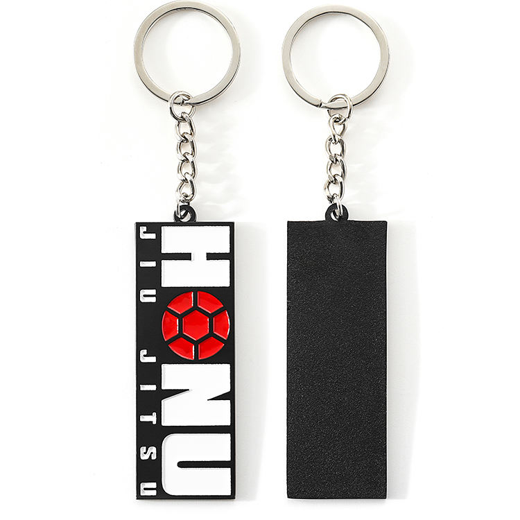 Customized Soccer T Shirt Metal Keychain for Gift