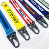 Lanyards Manufacturer Wholesale Personalized Sublimation Polyester Custom Short Keychain Custom Lanyard