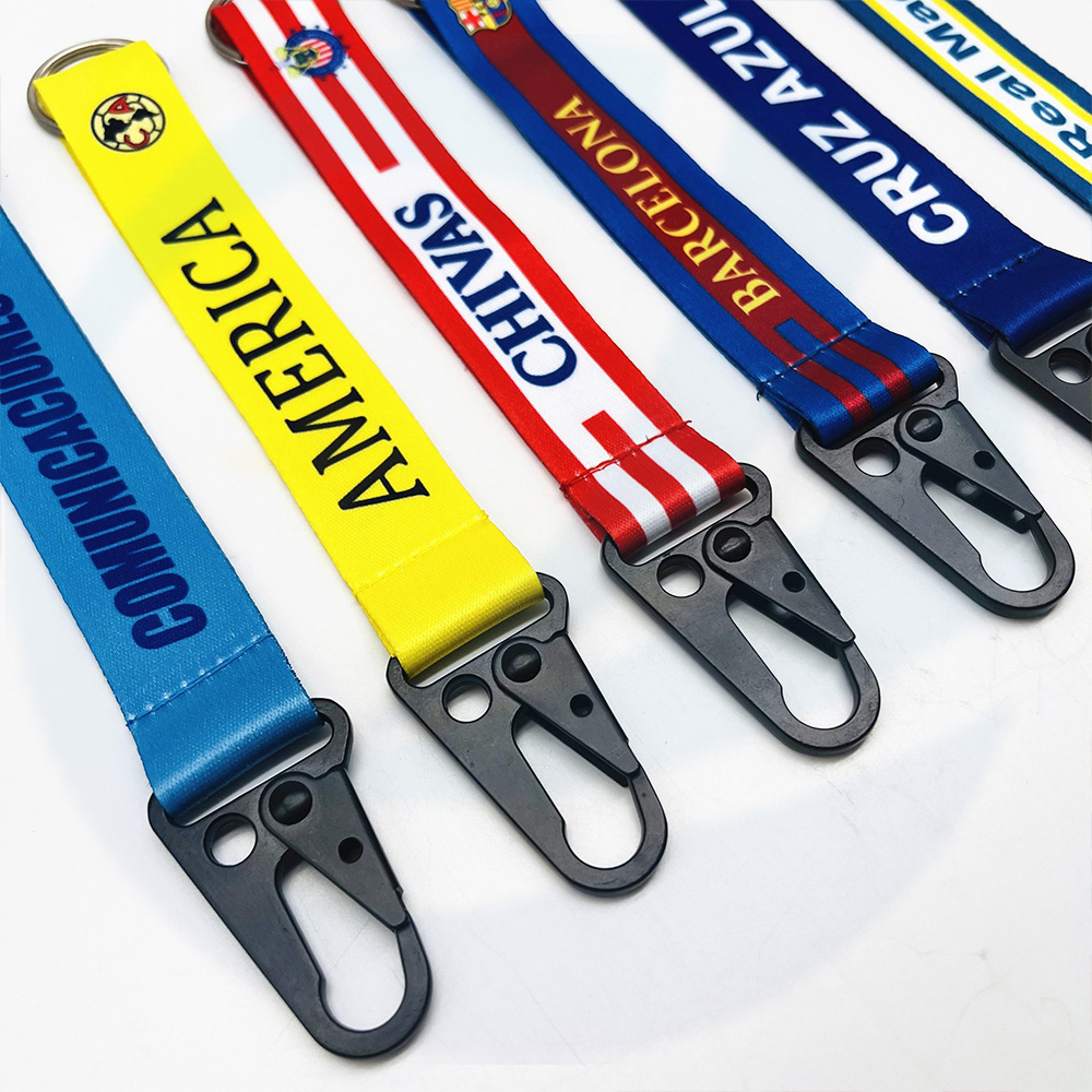 Lanyards Manufacturer Wholesale Personalized Sublimation Polyester Custom Short Keychain Custom Lanyard