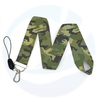 Custom Polyester Heat Transfer Army Military Uniform Logo Sublimation Printed Camouflage Lanyard