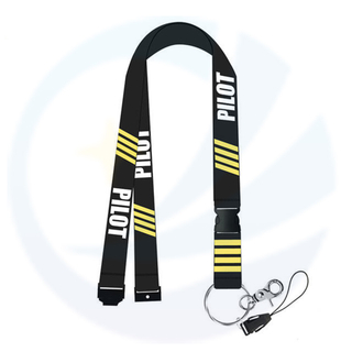 Silk screen Lanyards for Keys Neck Strap For Card Badge Gym Key Chain Lanyard for Pilot