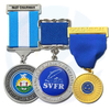 Manufacturer Custom Medallion Medalla Die Cast Metal Medal Badges 3D Activity Medals And Awards Medal Of Honor