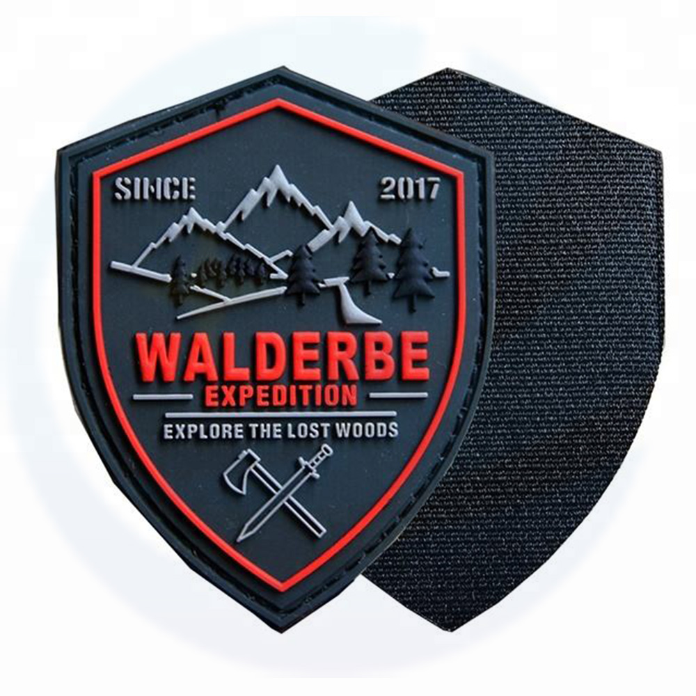 3D Garment Shield Expedition Soft Plastic Vinyl Rubber PVC patch