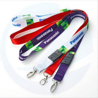 Promotional Custom Polyester OEM/ODM Sublimation Printing Lanyard and Id Badge Neck strap lanyards