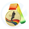 Customized Metal Table Tennis Badminton Tennis Squash Medallion Wholesale Gold Enamel Custom Sports Medal