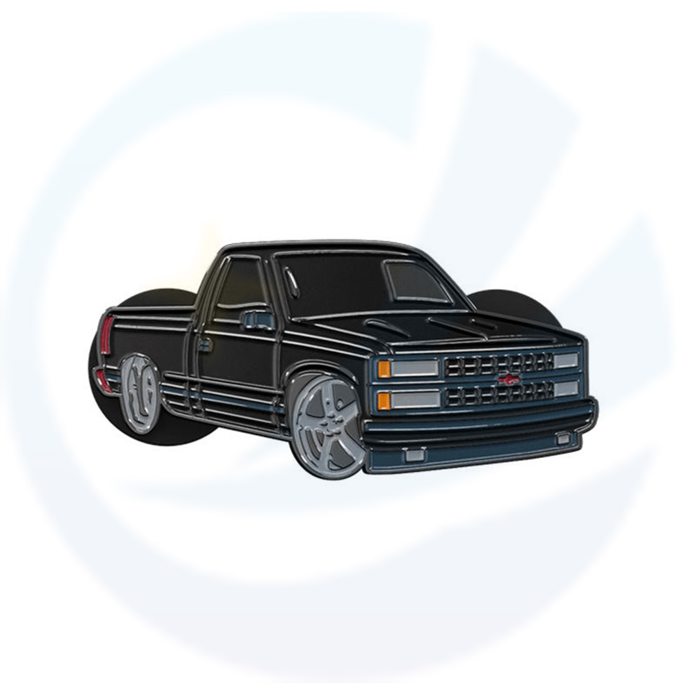 Manufacturer Customized Lapel Pins 3D Bus Pickup Truck Car Pin Badge Custom Metal Zinc Alloy 3D Soft Enamel Pins Cars