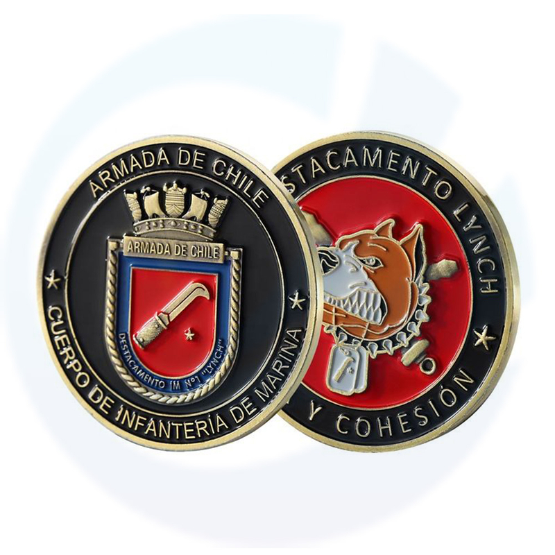 Chilean Navy Military Marine Infantry Metal Challenge Coin Commemorative Coin