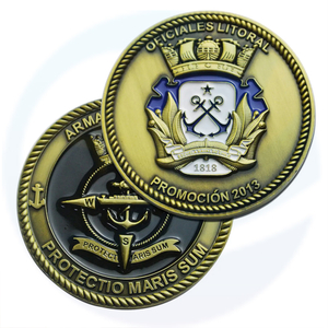 Manufactory Customized Brass Metal Souvenir Chile Enamel collectable commemorative Challenge Coin