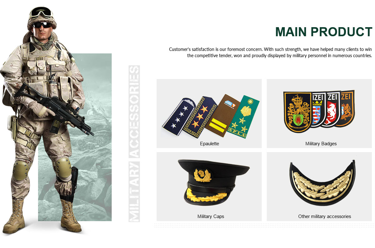Military clothing accessories