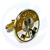 Antique Style Cufflinks Custom Engraved Name Cuff Links Good Quality Mens Shirt Black Cufflinks