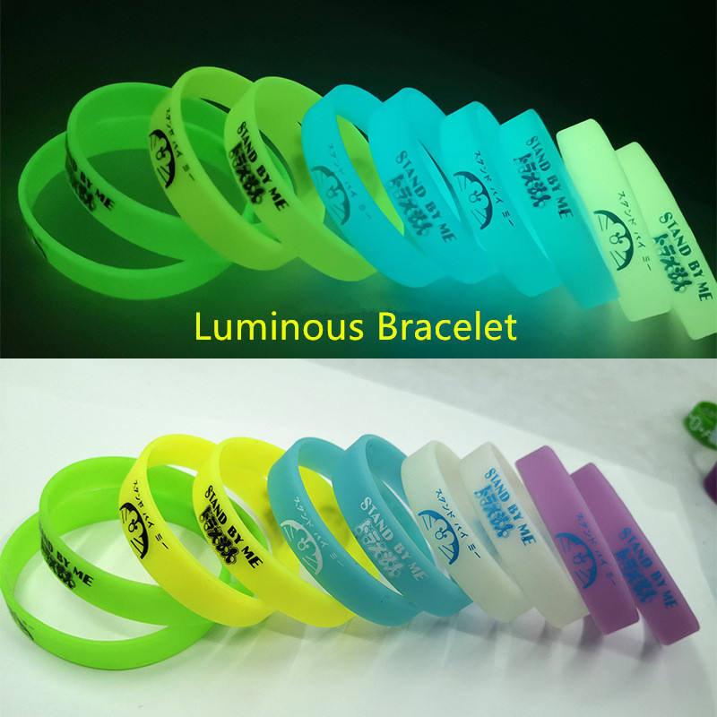 Customized Logo Personalized Luminous Silicone Bracelets Basketball Sports Silicone wristbands with logo custom