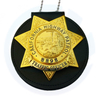 Cheap Metal Design 3D Golden Customized Metal Military Police Lapel Pin Badge