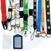 Designer Silk Woven Sublimation Neck Custom Printed Keychain Anime Breakaway Lanyards with Logo