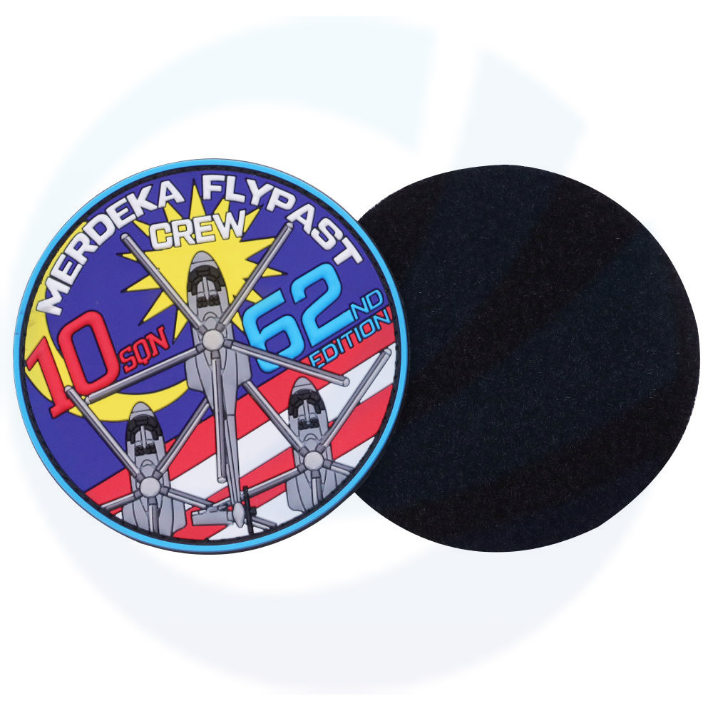 Hat PVC Patches Custom LOGO Heat Press Sew Iron On Embossed Rubber Badges Silicone Soft 2D 3D Rubber PVC Patch For Clothing