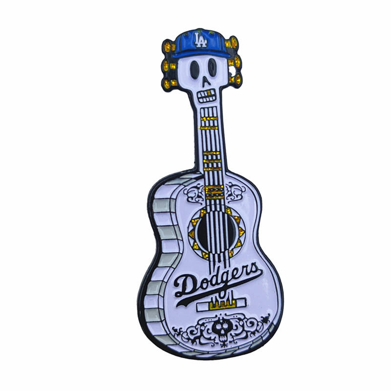 Manufacturer Custom Personalized Soft Enamel Music Acoustic Electric Guitar Lapel Pin