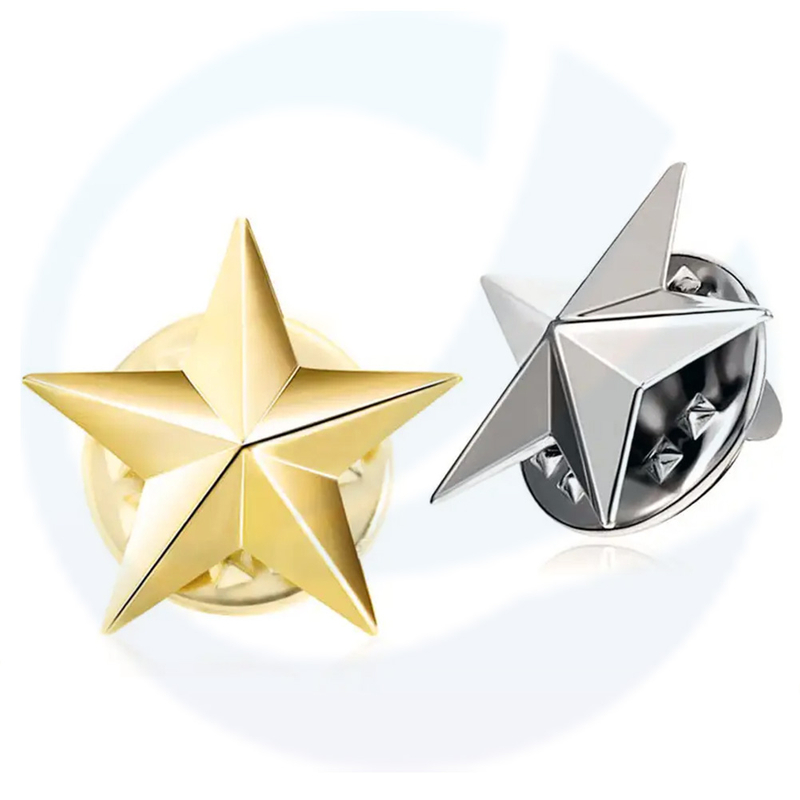 Independence Day Celebration Labor Day Metal Star Badge Lapel Pin