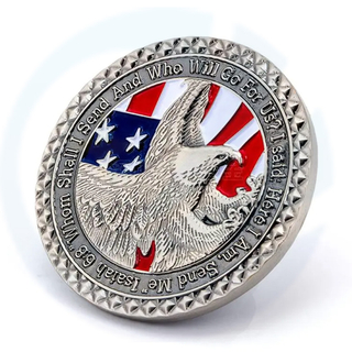 Hot sale custom 3D bronze personalized challenge coin commandant coin