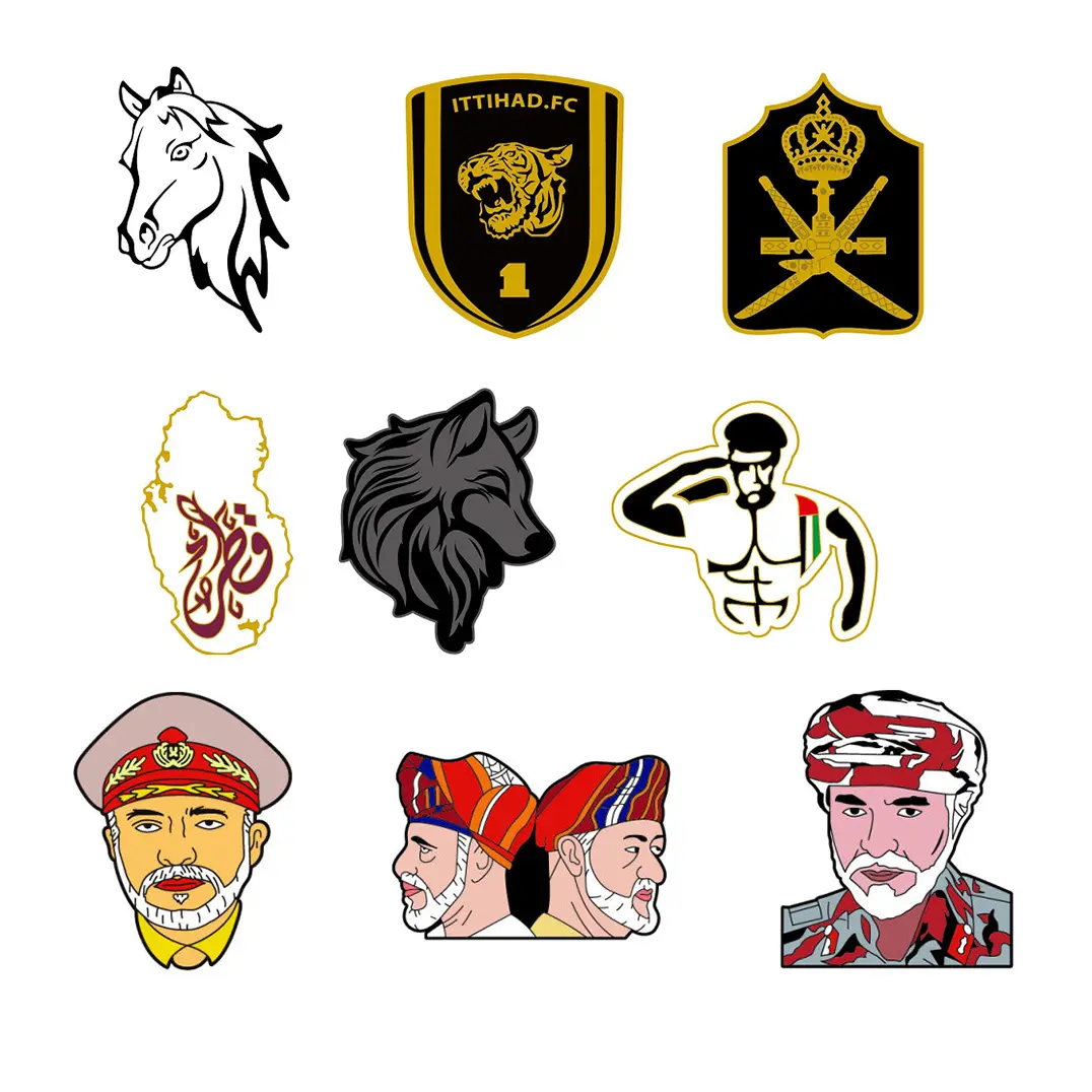 No Mold Fee Mobile Badge With Sticker Mobile Decoration Saudi Oman Qatar Kuwait Badge