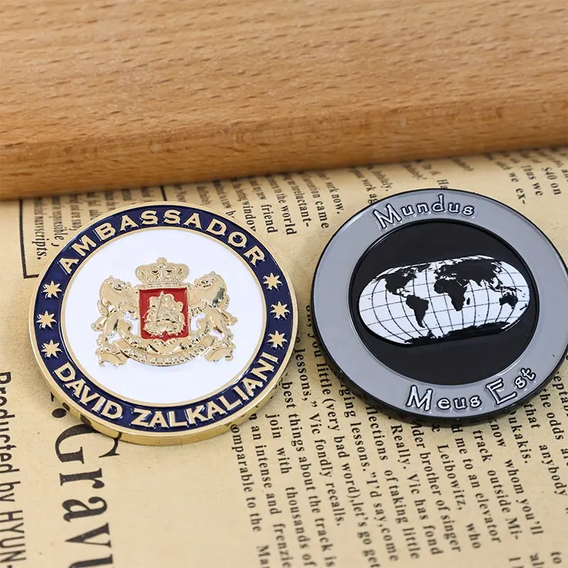 Factory Custom Challenge Coins Souvenir Chile Navy Chilean Enamel Metal Challenge Coins