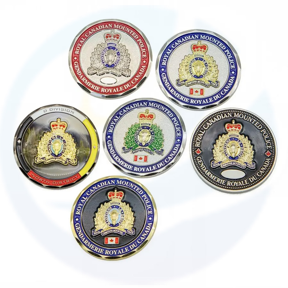 Custom 3D Zinc Alloy Brass Engraving Souvenir canada coin Manufacturer Canada Day Challenge Coins