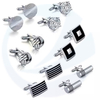 High Quality CuffLink Custom Newest Men's Metal Blank Square Cuff links Cufflinks For Men