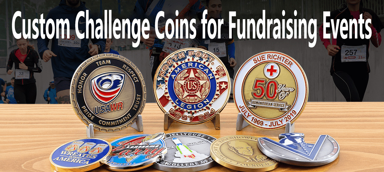 Custom Challenge Coins for Fundraising Events
