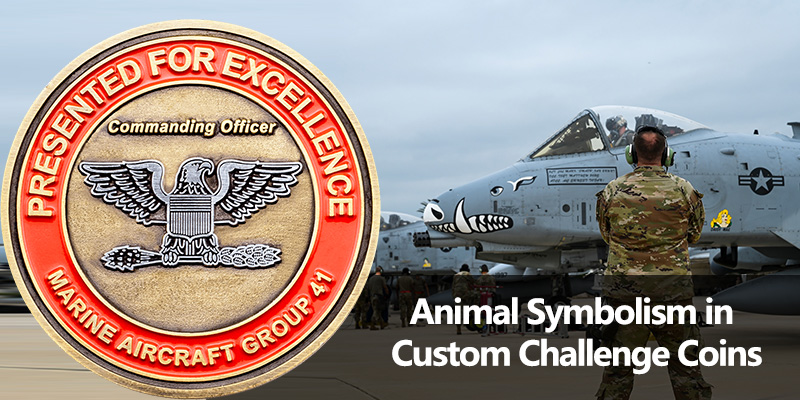 Animal Symbolism in Custom Challenge Coins