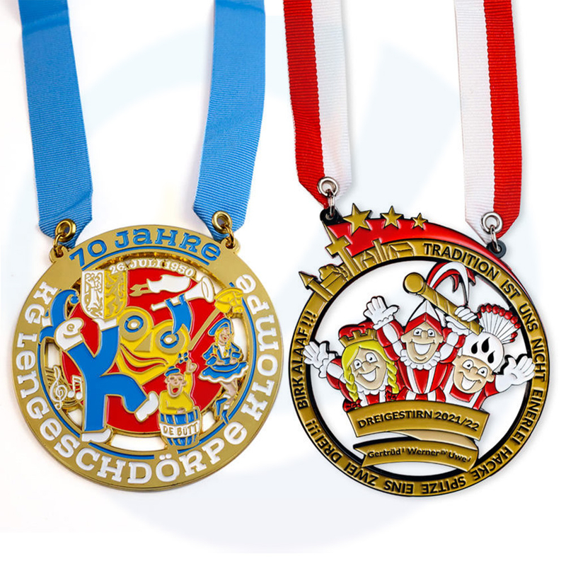 Custom Colorful Carniv Nice Carnival Carnaval Festival Medailles Medal