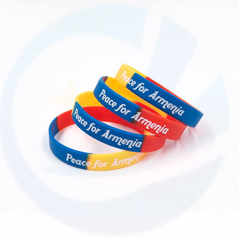 Professional Manufacturer Silicone Rubber Bracelet Wholesale Silicone Bracelet Wristband Printing Custom Silicone Bracelet