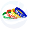 Eco-friendly Professional Custom Logo Make Your Own Logo Bracelet Silicone Wristbands for Event