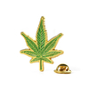 Fashion Design Clothes Hat Pin De Weeds Grass Leaf Shape Metal Hard Soft Enamel Pins Custom Design 3D Gold Plated Cute Maple Plant Lapel Pin Badge