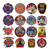 Direct factory sale OEM Custom high quality embroidery firefighter patches for garment accessories