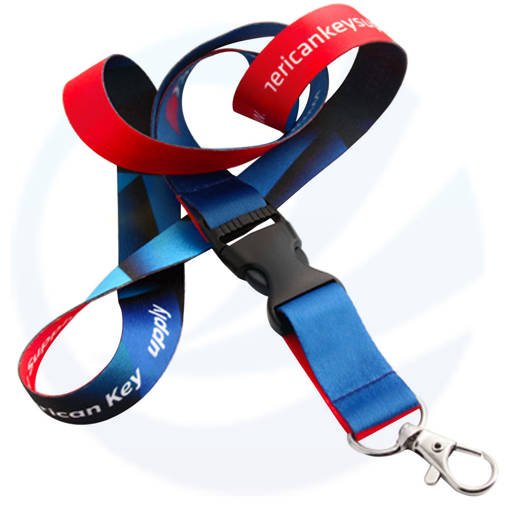 No Minimum Order Manufacturer Wholesale personalized blank sublimation printing polyester neck custom lanyards with logo custom