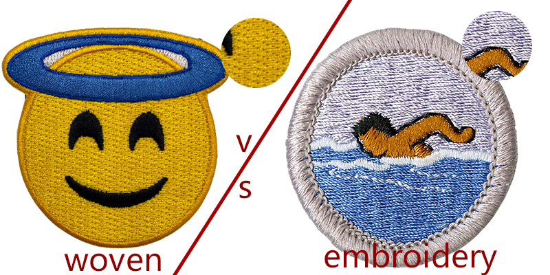 Woven patches VS Embroidered patches- choosing the best patches!