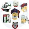 No Mold Fee Mobile Badge With Sticker Mobile Decoration Saudi Oman Qatar Kuwait Badge
