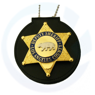 LASD Los Angeles County Deputy Sheriff Bear Badge Replica Movie Props