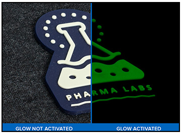 Glow in the dark patch