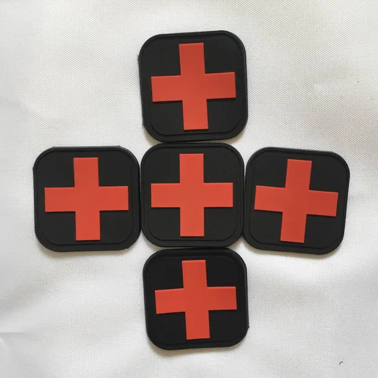 Wholesale Outdoor Products Medical Red Cross PVC Patch
