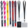 No Minimum Order Manufacturer Wholesale personalized blank sublimation printing polyester neck custom lanyards with logo custom