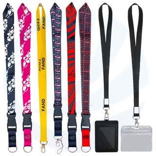 No Minimum Order Manufacturer Wholesale personalized blank sublimation printing polyester neck custom lanyards with logo custom