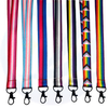 Wholesale OEM Blank Sublimation Polyester Nylon Plain Cheap Personalized Custom Logo Printed LGBTQ rainbow Lanyard