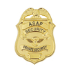 Customized custom police item factory security police officer badge Manufacturer Metal Crafts Made nypd Badge Full Gold Plating Soft Enamel Custom Lapel Pin