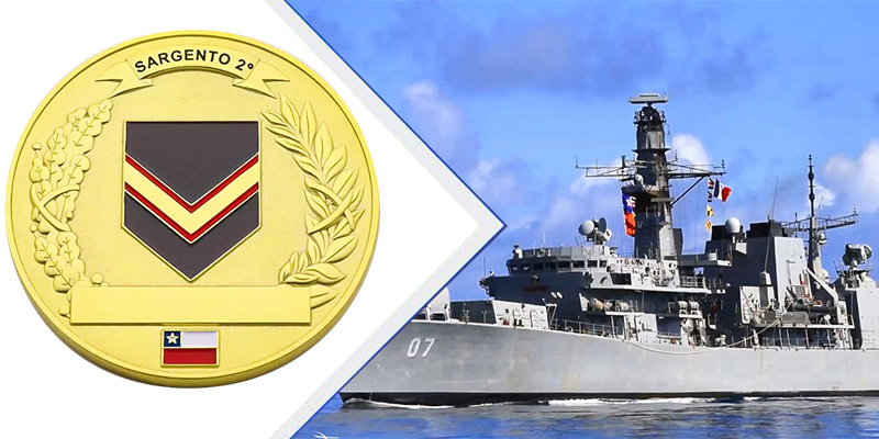 chile navy challenge coin