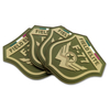 Custom Clothing Sewing Patch Embossed 3D Logo Soft PVC Silicone Rubber Badge