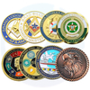 High Quality Custom Big Challenge Coin 3d 2D Metal Souvenir Commemorative Enamel Token Coin Design Engraved Collectible Coins