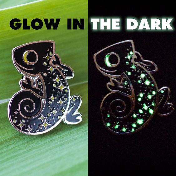 Glow In The Dark Enamel Pins