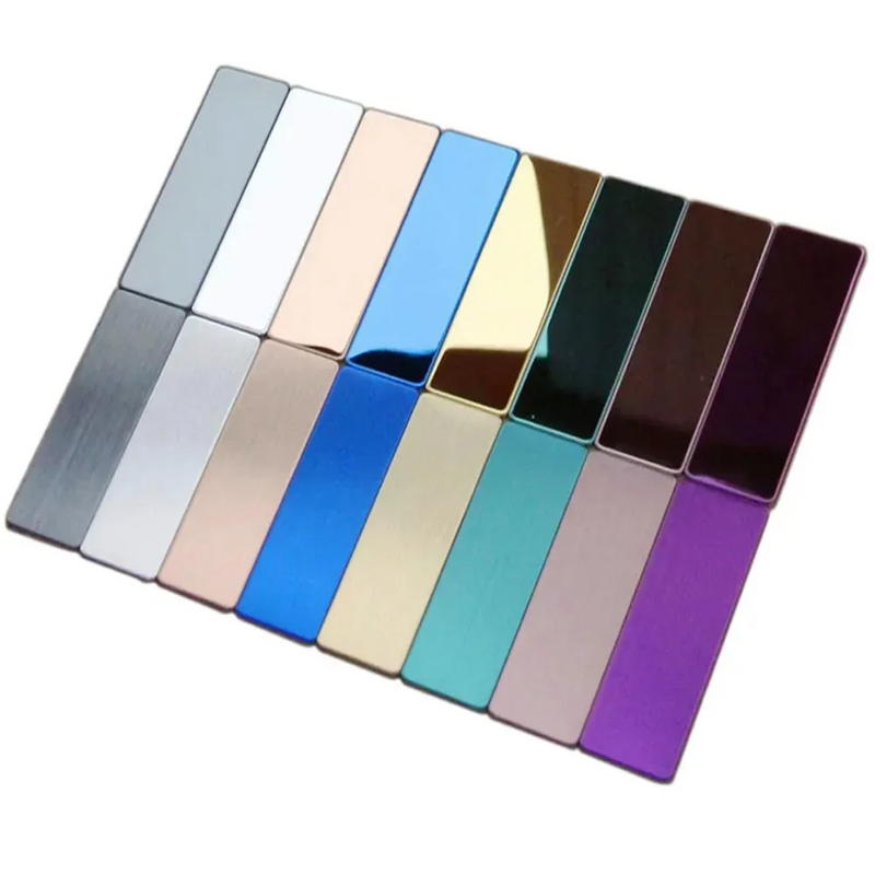 Stainless Steel Name Tag Printed Laser Logo Information Wholesale Professional Enterprise Staff Name Badge Metal ID Number Pin